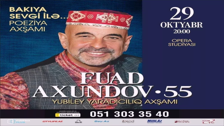 Fuad Axundovun yaradıcılıq gecəsi keçiriləcək