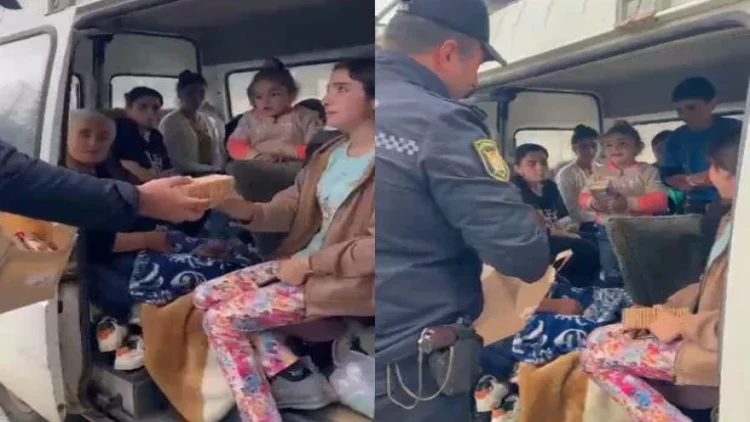 Polisimizdən erməni uşaqlara JEST - VİDEO