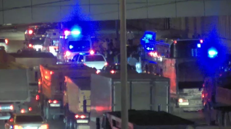 Bakının bu hissəsində sıxlıq yarandı - QƏZAYA GÖRƏ - FOTO