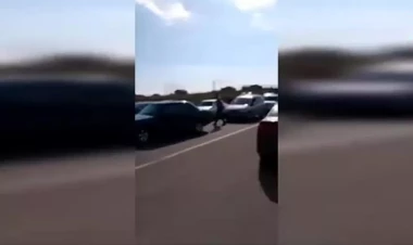 Xocavənddə yaşayan ermənilər şəhərə giriş yolunu bağlayıblar - VİDEO