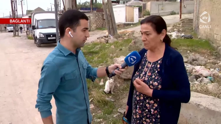 Sakinlər qəsəbənin bərbad yollarından ŞİKAYƏTÇİDİRLƏR - VİDEO