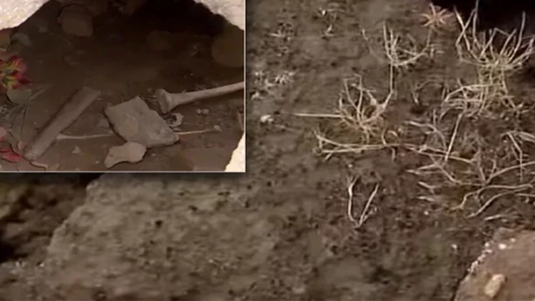 Bakıda qəbiristanlığında vahiməli mənzərə - VİDEO