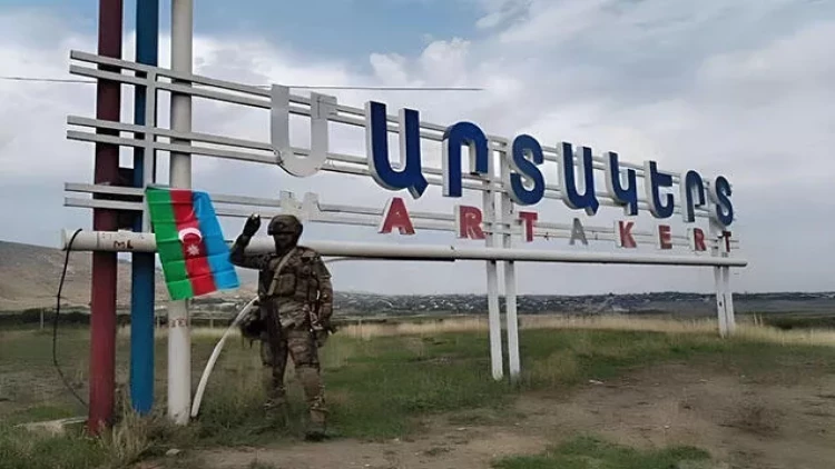 Azərbaycanın bayrağı Ağdərədə qaldırıldı - VİDEO - FOTO