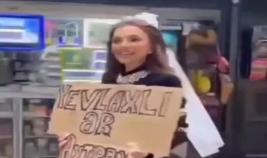 Yevlaxlı ər axtaran qız “yarını” tapdı - VİDEO