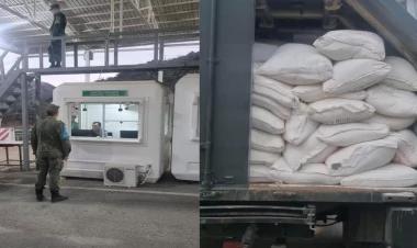 Laçın yolu ilə Qarabağa 70 ton yardım çatdırıldı - FOTO