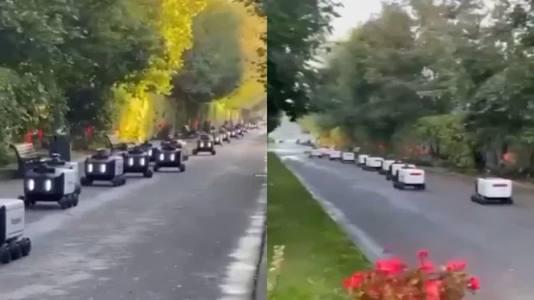 Robotlar mitinq keçirdilər