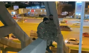 Özlərini qazi kimi təqdim edən şəxslərdən polisə qarşı gözlənilməz hərəkət