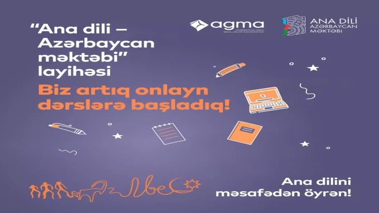 “Ana dili – Azərbaycan məktəbi” layihəsi onlayn dərslərə start verib