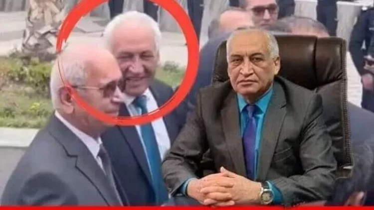 Şəhid dəfnində qəhqəhə çəkərək gülən iş adamı: 