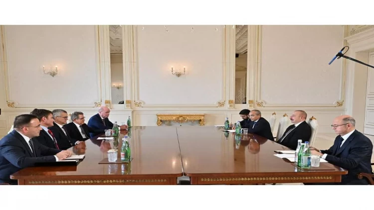 İlham Əliyev BP şirkətinin İdarə Heyətinin sədrini qəbul edib - VİDEO - FOTO