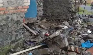 Zaqatalada sel evləri dağıtdı - VİDEO