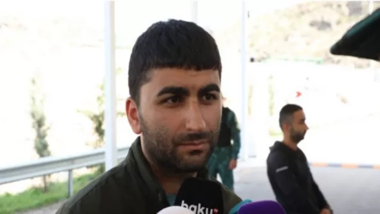 Xankəndidən gedən erməni: 