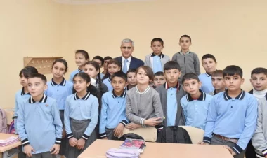 Heydər Əliyev Fondunun inşa etdiyi 500-cü məktəb istifadəyə verildi - FOTO