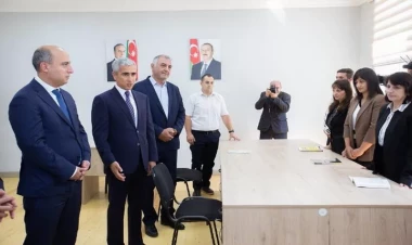 Heydər Əliyev Fondunun Göyçay, İsmayıllı və Qəbələdə inşa etdiyi məktəblər istifadəyə verildi - FOTO