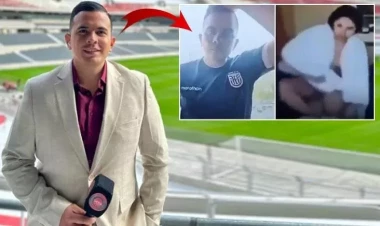 Canlı yayımda biabırçılıq - Səhvən çılpaq sevgilisini göstərdi - FOTO