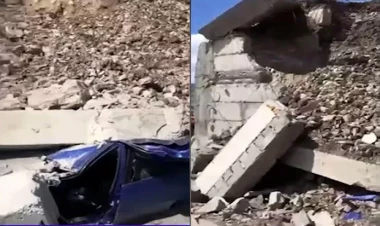 Video çəkdiyi zaman qız beton plitənin altında qalaraq öldü - FOTO