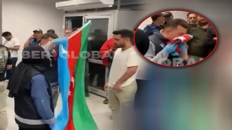 Azərbaycan bayrağını öpən türk polis mükafatlandırıldı - VİDEO - FOTO