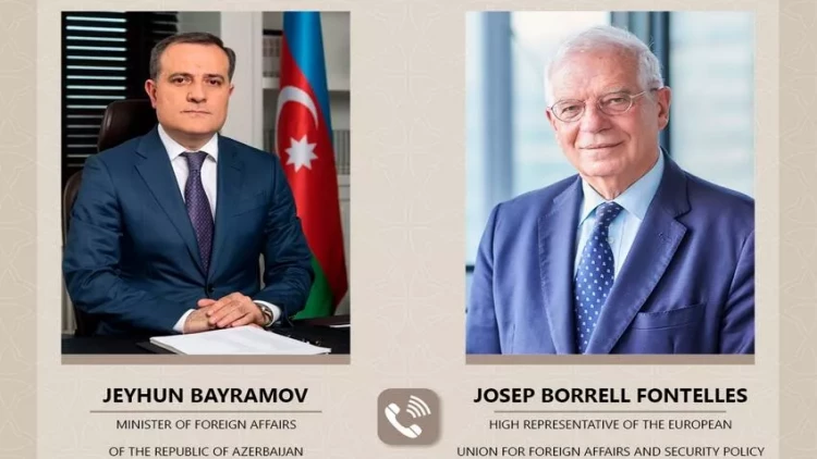 Ceyhun Bayramov Cozep Borellə bölgədəki cari vəziyyəti müzakirə edib