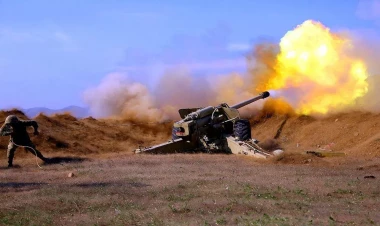 Azərbaycan Ordusunda döyüş hazırlığı üzrə yarışlar keçirilir - FOTO