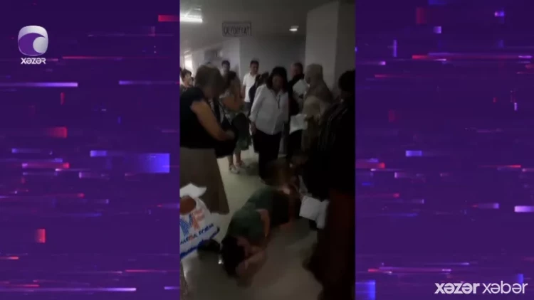 Azərbaycanda xəstəxanadan dəhşətli kadrlar - VİDEO