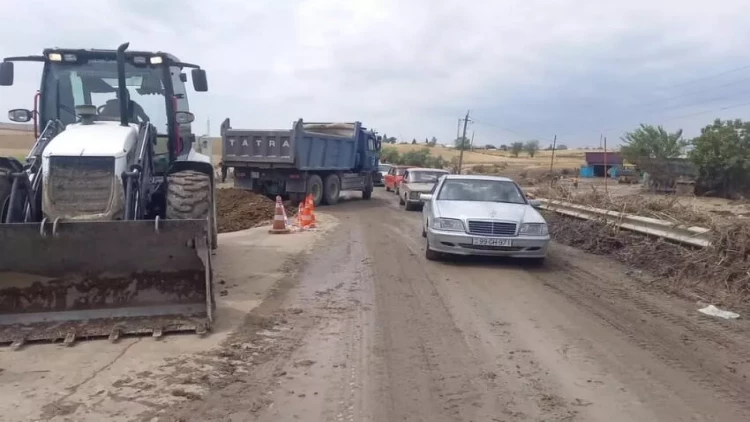 Şamaxı-Yevlax yolundakı son vəziyyət açıqlandı - YENİLƏNİB - FOTO