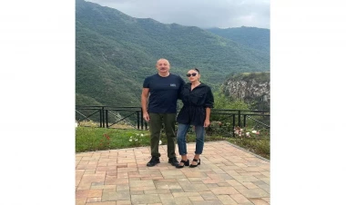Mehriban Əliyeva İlham Əliyevlə Kəlbəcər və Laçına səfərdən görüntülər paylaşıb - FOTO