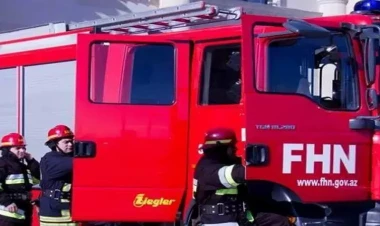 Beyləqan rayonunda ev yanıb