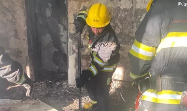 Bakıda evdə partlayış oldu - Yaralılar var - VİDEO