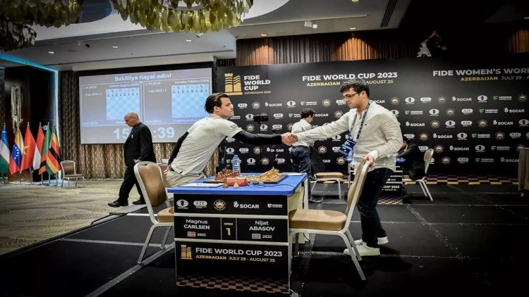 Bakıda şahmat üzrə Dünya Kuboku: yarımfinal və finalın ikinci partiyasının nəticələri - FOTO