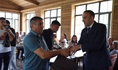 Laçına bu gün köçürülən ailələrə evlərinin açarı təqdim olunub - FOTO