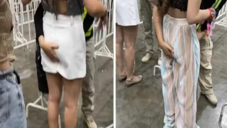 RƏZALƏT! - “Təhlükəsizlik” adı altında qadınların toxunulmayan yerləri qalmadı - VİDEO - FOTO