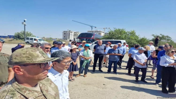 Azərbaycandakı diplomatik korpus üzvlərinin Ağdama səfəri başa çatıb