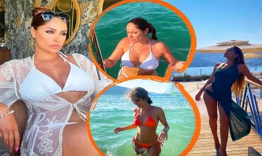 Nigarın futbolçu qızı ilə hərarətli BODRUM TƏTİLİ - VİDEO - FOTO