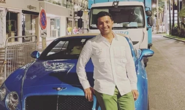 Xəyyam bahalı avtomobilini özü ilə Fransaya apardı - 99XN999 - FOTO