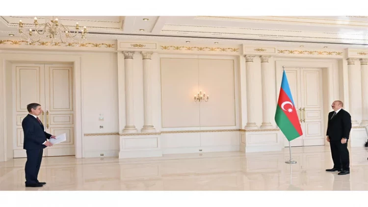 Prezident Rusiyanın yeni səfirinin etimadnaməsini qəbul edib - VİDEO - FOTO