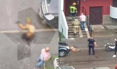 Binanın önündə bədəni yanmış qız meyiti tapıldı - DƏHŞƏT