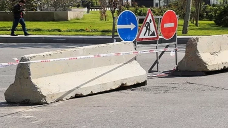Bu yolda hərəkət məhdudlaşdırılacaq - Təmir gedir