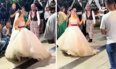 Toyda biabırçılıq - Gəlin bəyin boynuna kəndir bağlayıb gəzdirdi – VİDEO