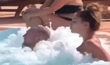 İstirahət mərkəzində biabırçılıq - Gənc qız hər kəsin gözü qarşısında... - VİDEO