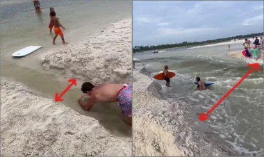 Əylənmək istədilər, təbii fəlakətə səbəb oldular - VİDEO