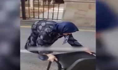 Yaşlı qadının araba əvəzinə stuldan istifadə etməsinə Səhiyyə Müəssisəsi belə aydınlıq gətirdi - VİDEO