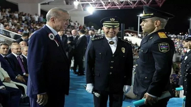 Ərdoğanla azərbaycanlı polis arasında maraqlı dialoq - VİDEO - FOTO