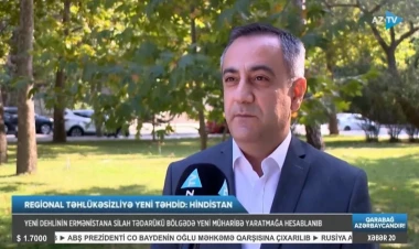 Hindistanın İran vasitəsilə Ermənistana silah göndərməsi bölgəmiz üçün ciddi təhlükədir - Sahil Kərimli - VİDEO