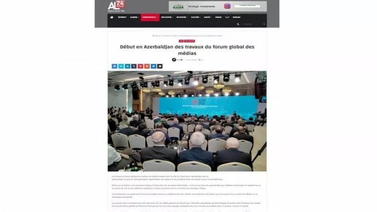 İlham Əliyevin Şuşa Media Forumundakı çıxışı dünya mediasının diqqət mərkəzində qalmaqda davam edir - FOTO