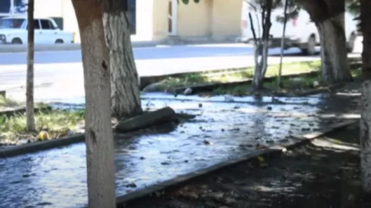 Göyçayda qış aylarını xatırladan 