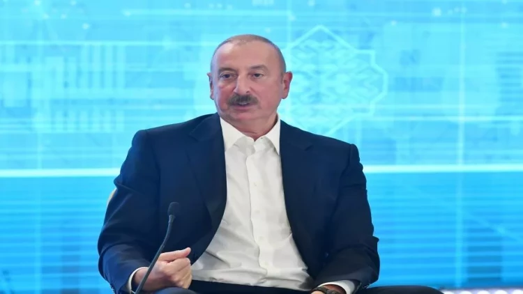 İlham Əliyev Qlobal Media Forumunun müntəzəm keçirilməsini təklif edib