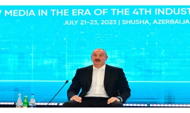Prezident Şuşa Qlobal Media Forumunda çıxış edib - VİDEO - FOTO
