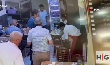 Restoranın sahibi müştərinin həyatını xilas etdi - VİDEO