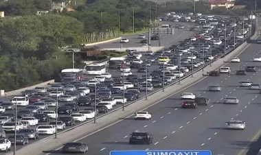 Bakıda hazırda sıxlıq müşahidə edilən yollar