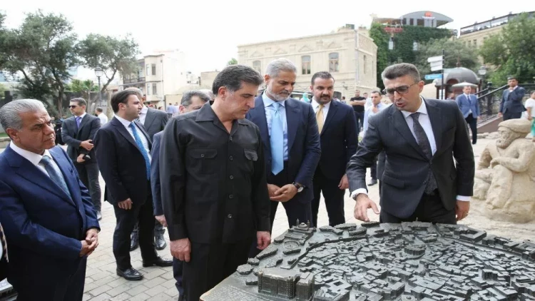 İraq Kürdüstan Regionunun başçısı İçərişəhərdə